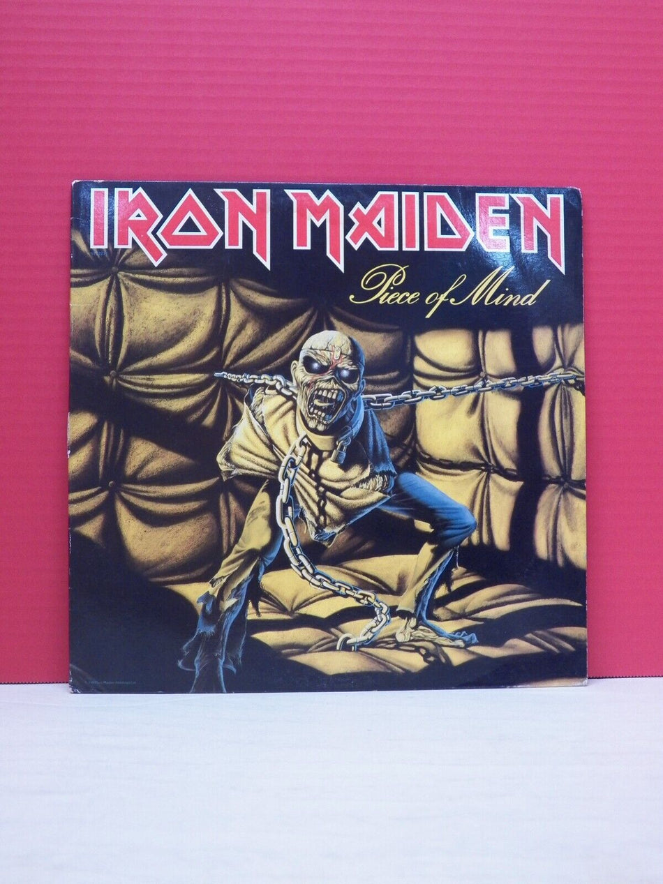 12" LP VG+ Iron Maiden Piece Of Mind 1983 Capitol Records ST-12274