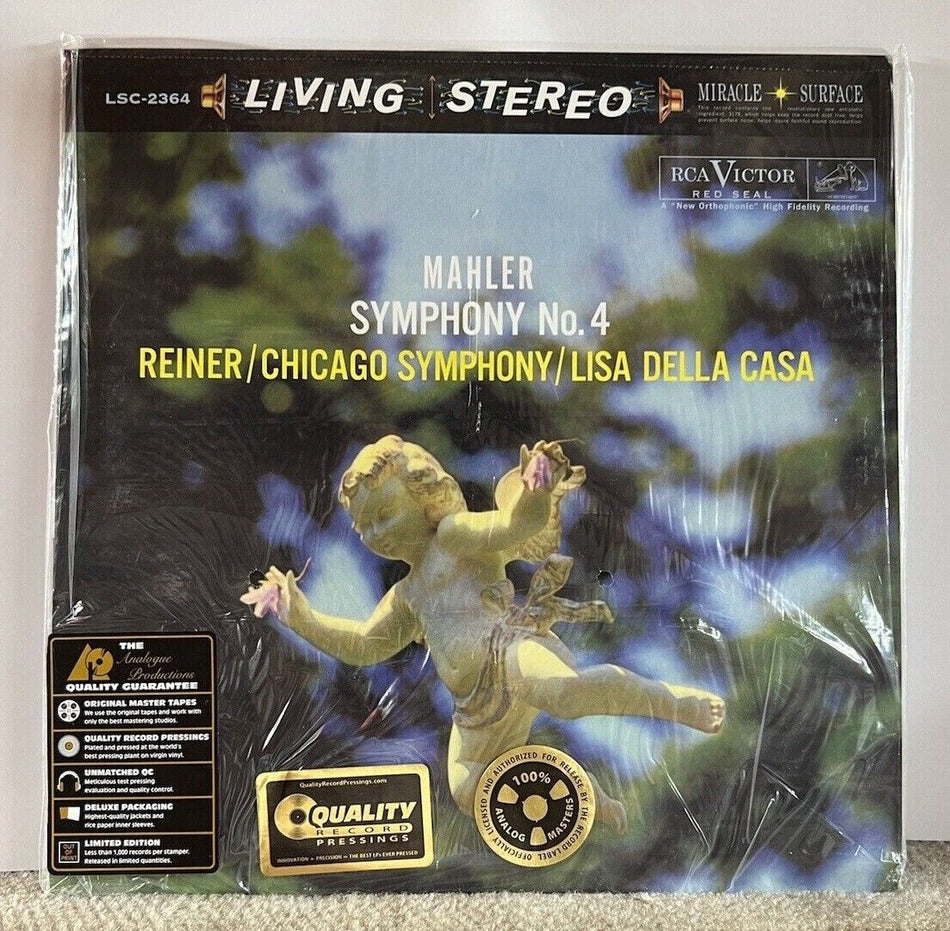 Sealed Mahler Reiner / Chicago Symphony/ Lisa Della Casa ‎– Symphony no.4 200 gr