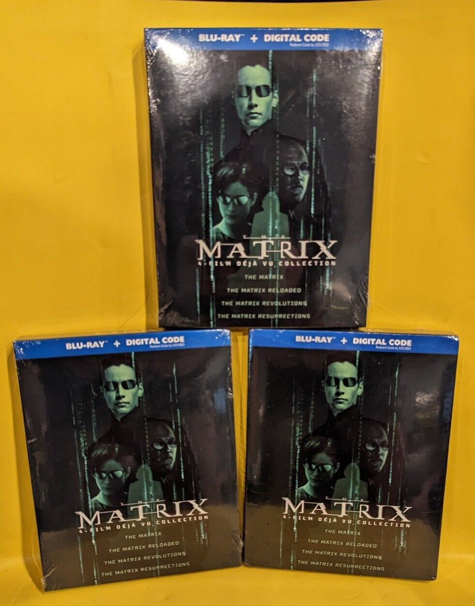 Set of 3 Box Sets The Matrix: 4-Film Déjà Vu Collection [New Blu-ray] Boxed Set