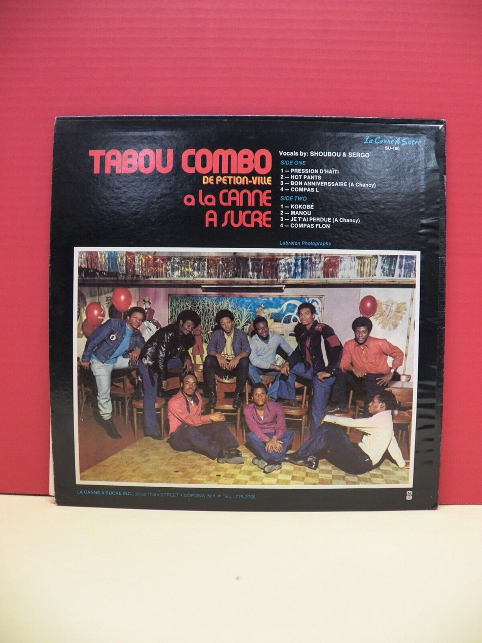 12" LP VG+ Tabou Combo A La Canne A Sucre 1972 La Canne A Sucre SU-100