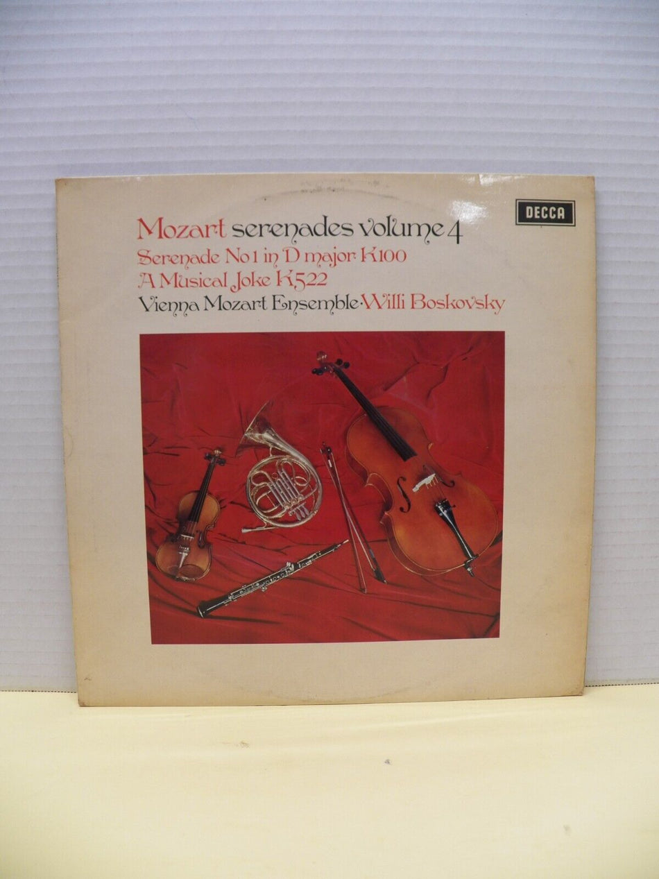 12" LP VG++/EX Willi Boskovsky Mozart: Serenades Volume 4 1971 Decca UK Import