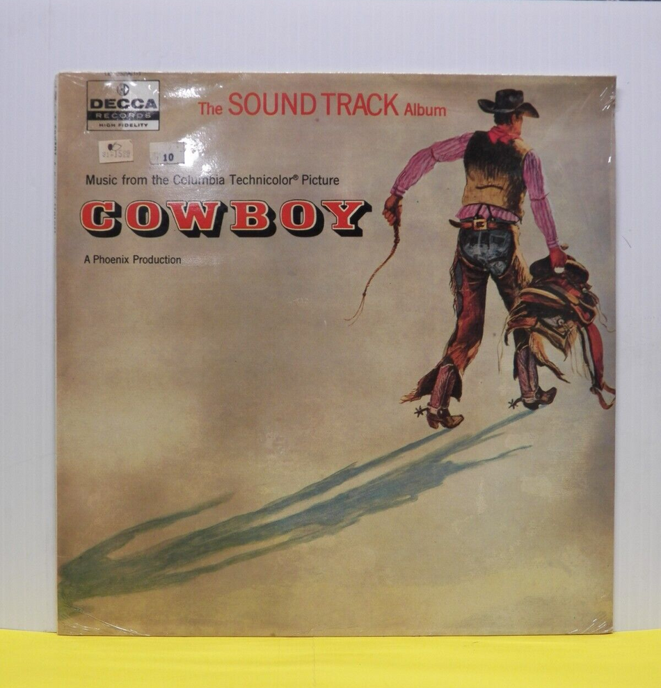 Sealed 12" LP George Duning Cowboy (The Sound Track Album) 1986 Decca Import