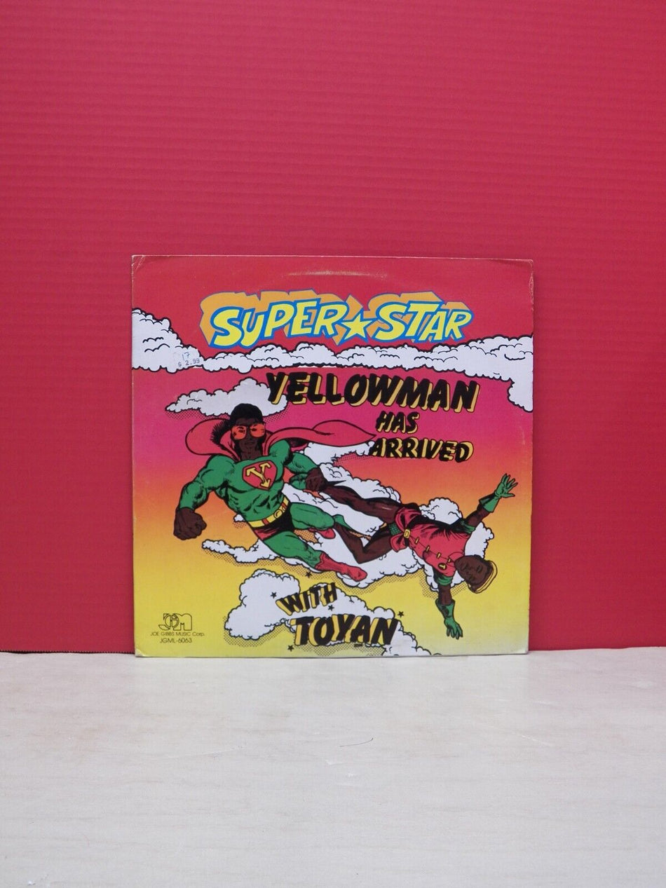 12" LP EX Yellowman Super Star Yellowman Has Arrived With Toyan 1982 Joe Gibbs