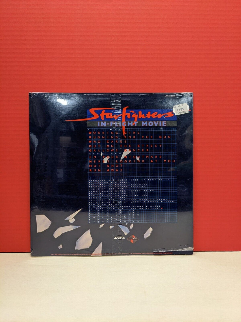 Sealed 12" LP Starfighters In-Flight Movie 1982 Jive/Arista VA 33005