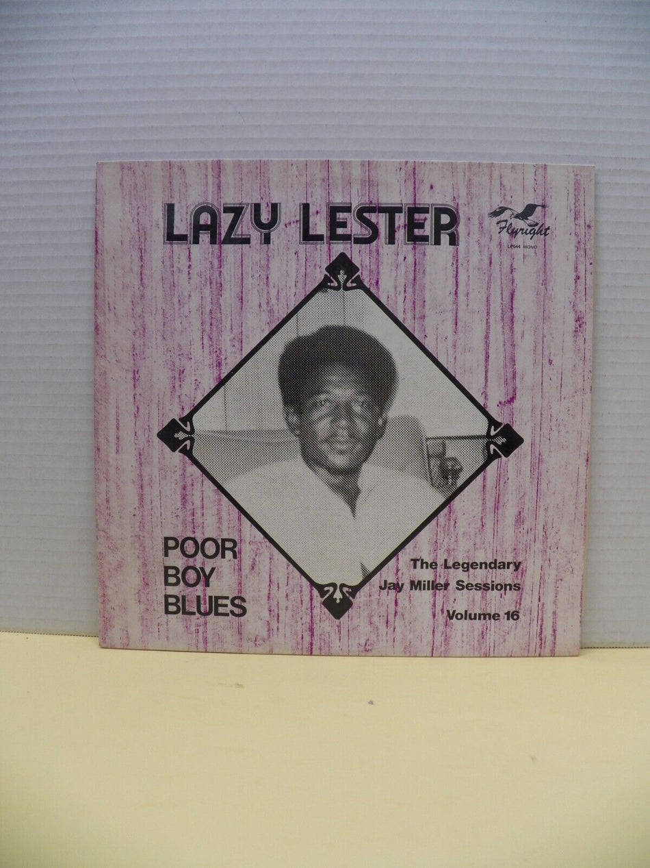 12" LP NM- Lazy Lester Poor Boy Blues 1979 Flyright Mono UK Import FLY LP 544