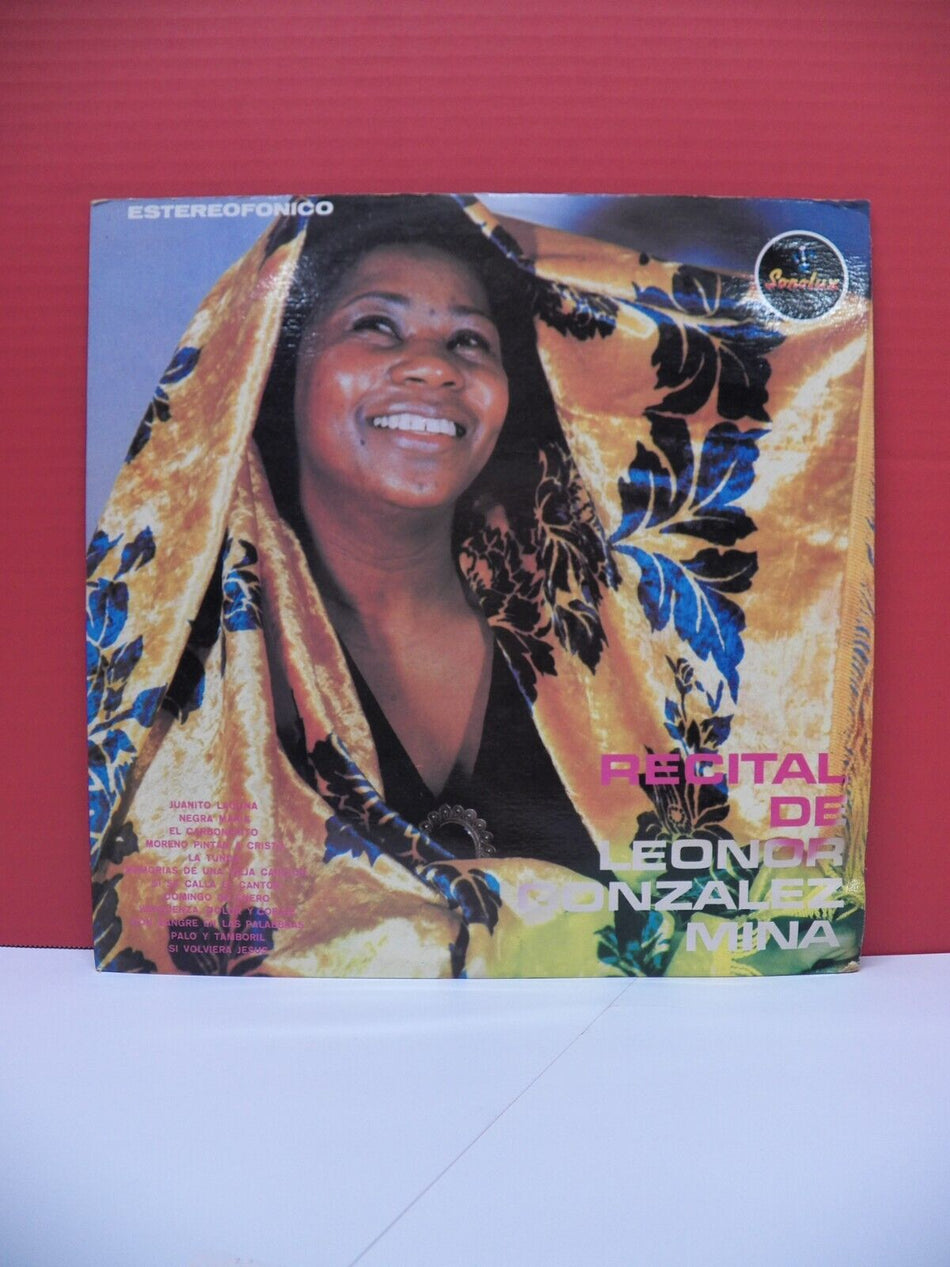 12" LP EX Leonor Gonzalez Mina Recital De... 1974 Sonolux Colombia Import