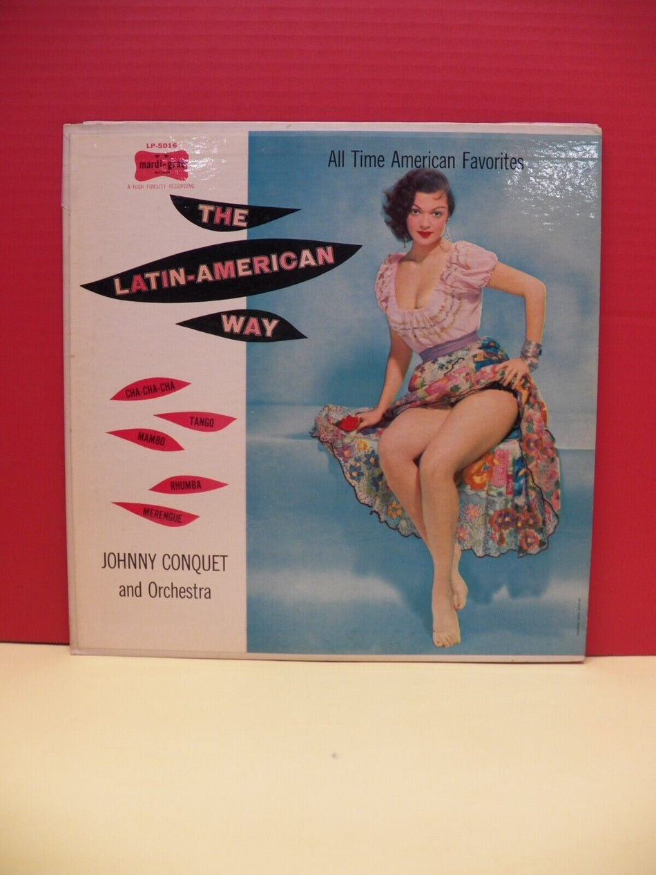 12" LP EX Johnny Conquet All Time American Favorites The Latin-American Way Mono