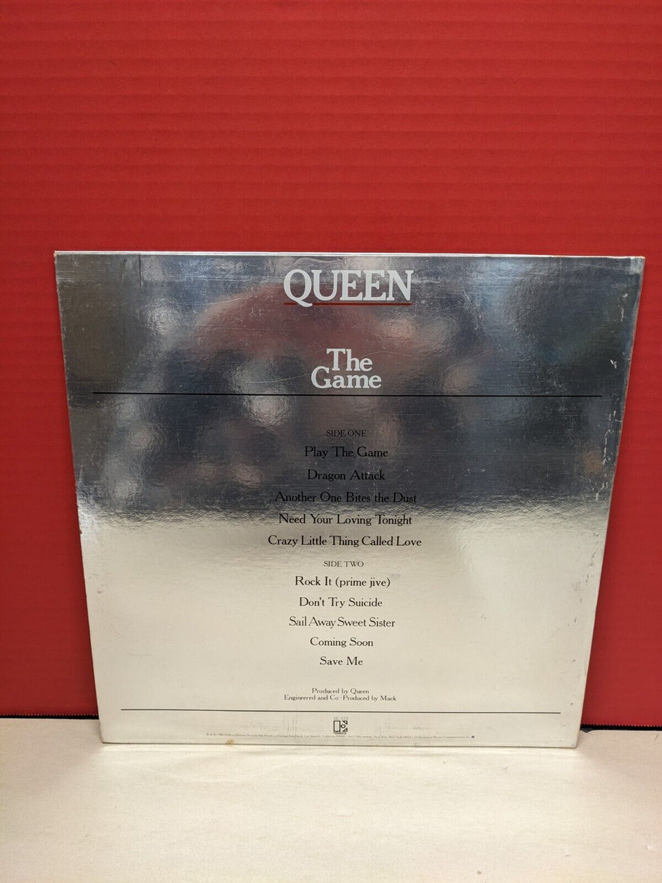 12" LP VG++/EX Queen The Game 1980 Elektra Foil Cover 5E-513