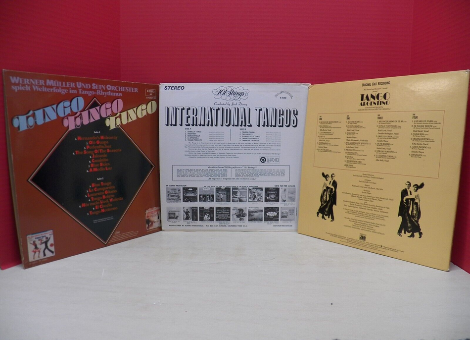 4xLP Lot EX Tango Tango Tango/International Tangos/Tango Argentino (Cast Album)