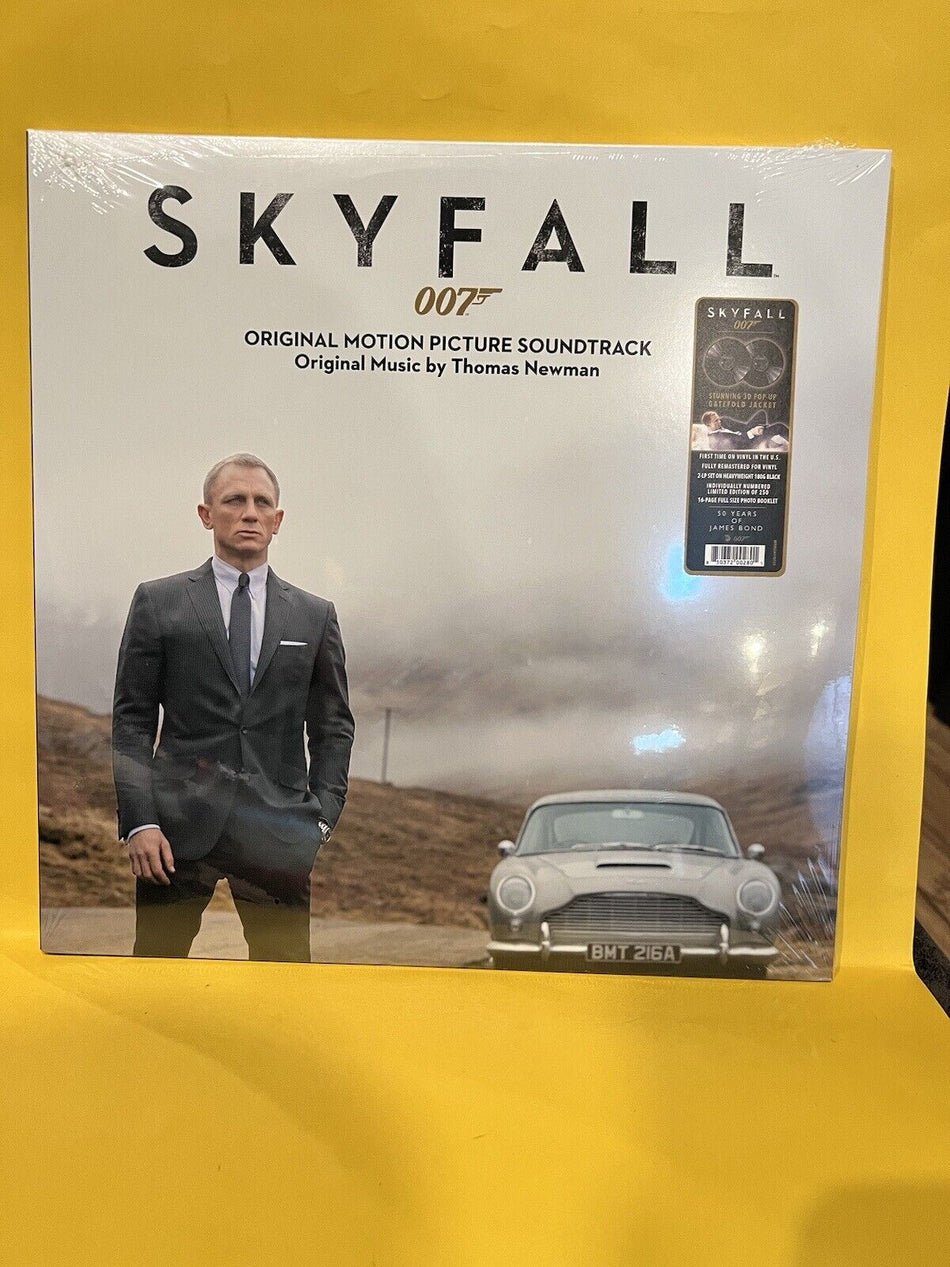 Rare Sealed Vinyl LP Skyfall 007 Soundtrack 3D Gatefold Limited to 250 2017