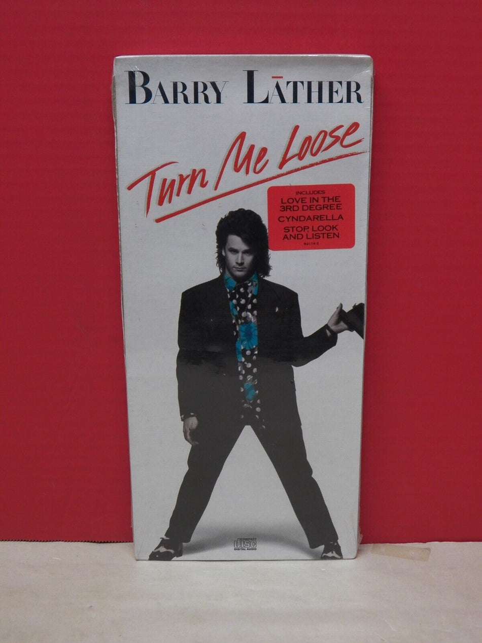 Sealed CD Longbox Barry Lather Turn Me Loose 1990 Atlantic 7 82114-2