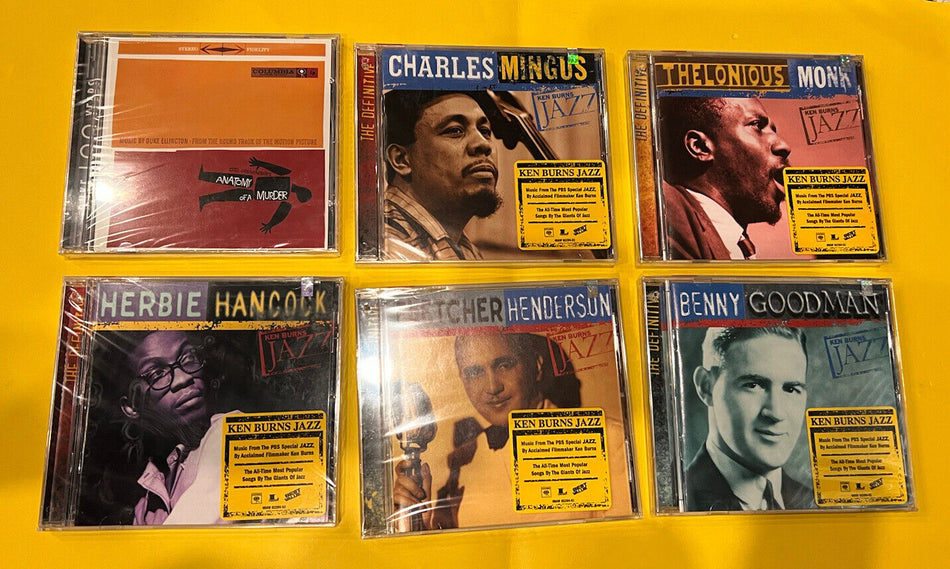 Sealed 6 CD Lot Ken Burns Jazz 2000 and Duke Ellington 1999