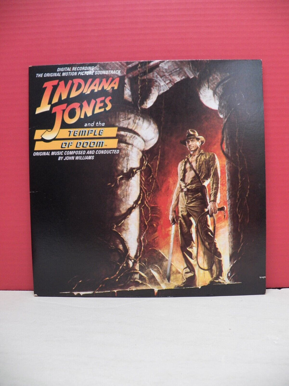 12" LP NM- Indiana Jones And The Temple Of Doom (Soundtrack) 1984 Polydor