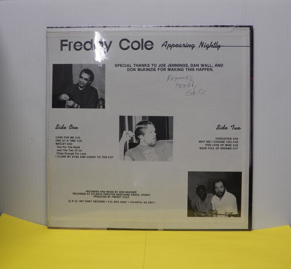 Sealed 12" LP Freddy Cole Appearing Nightly 1987 Dinky Records DR 413