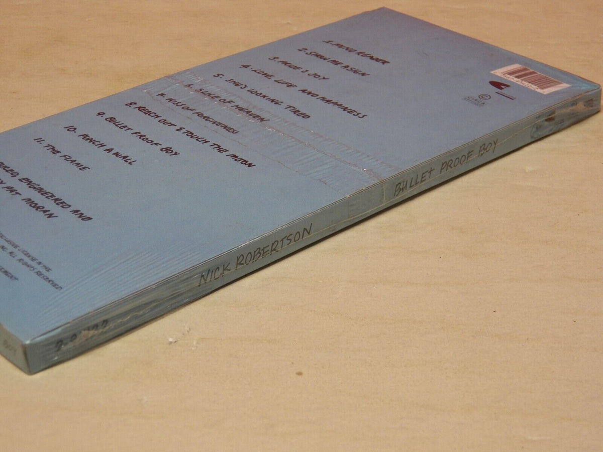 Sealed CD Longbox Nick Robertson Bullet Proof Boy 1990 Charisma 2-91422 Sealed CD Longbox Nick Robertson Bullet Proof Boy 1990 Charisma 2-91422