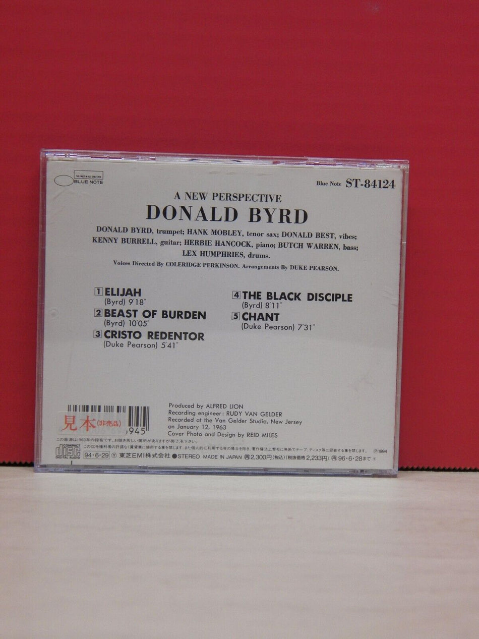 CD Donald Byrd A New Perspective 1994 Blue Note Import Promo Reissue TOCJ-4124