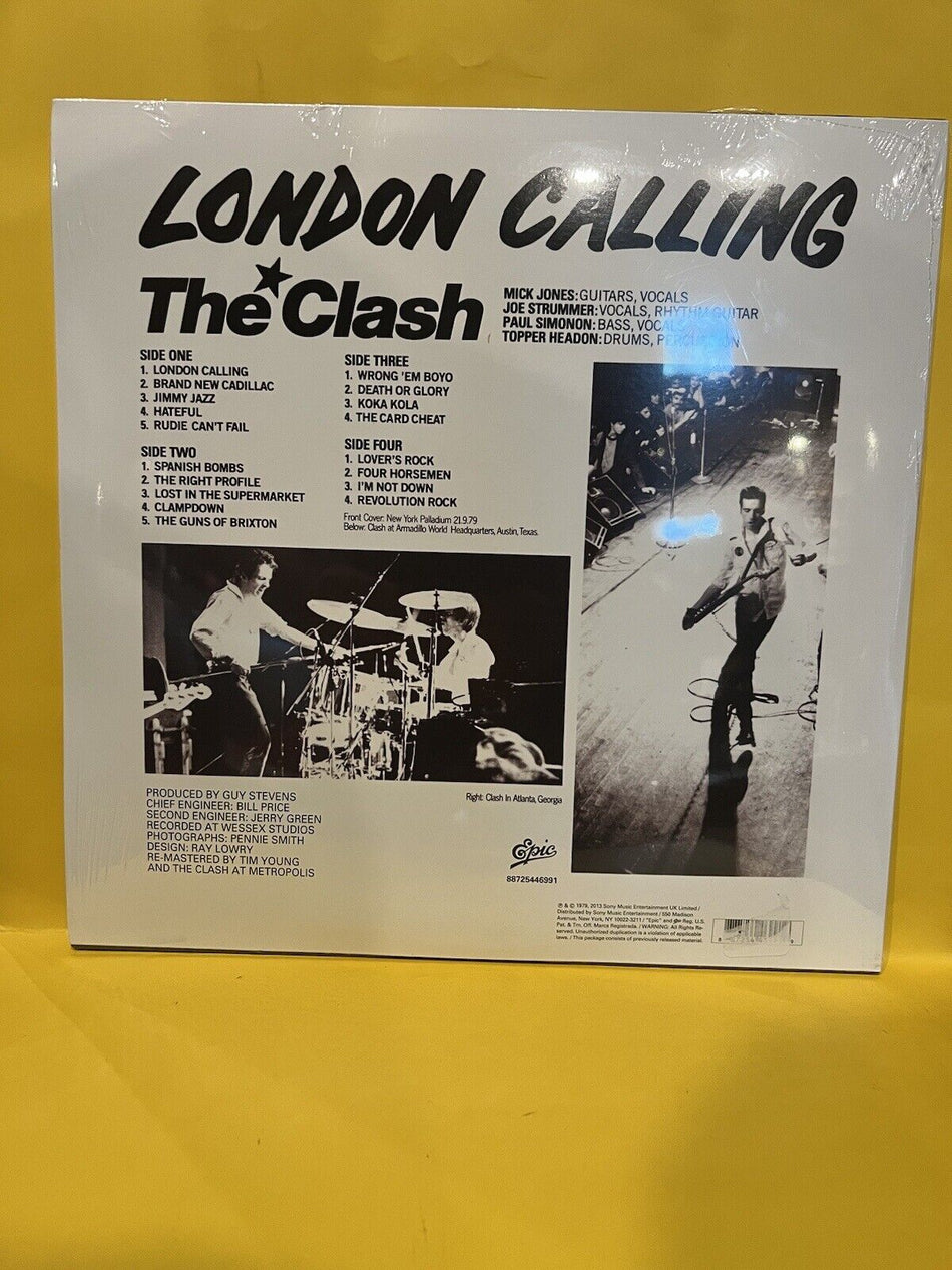 Rare Sealed Vinyl Recod LP The Clash London Calling 180 Gram Audiophile 2013