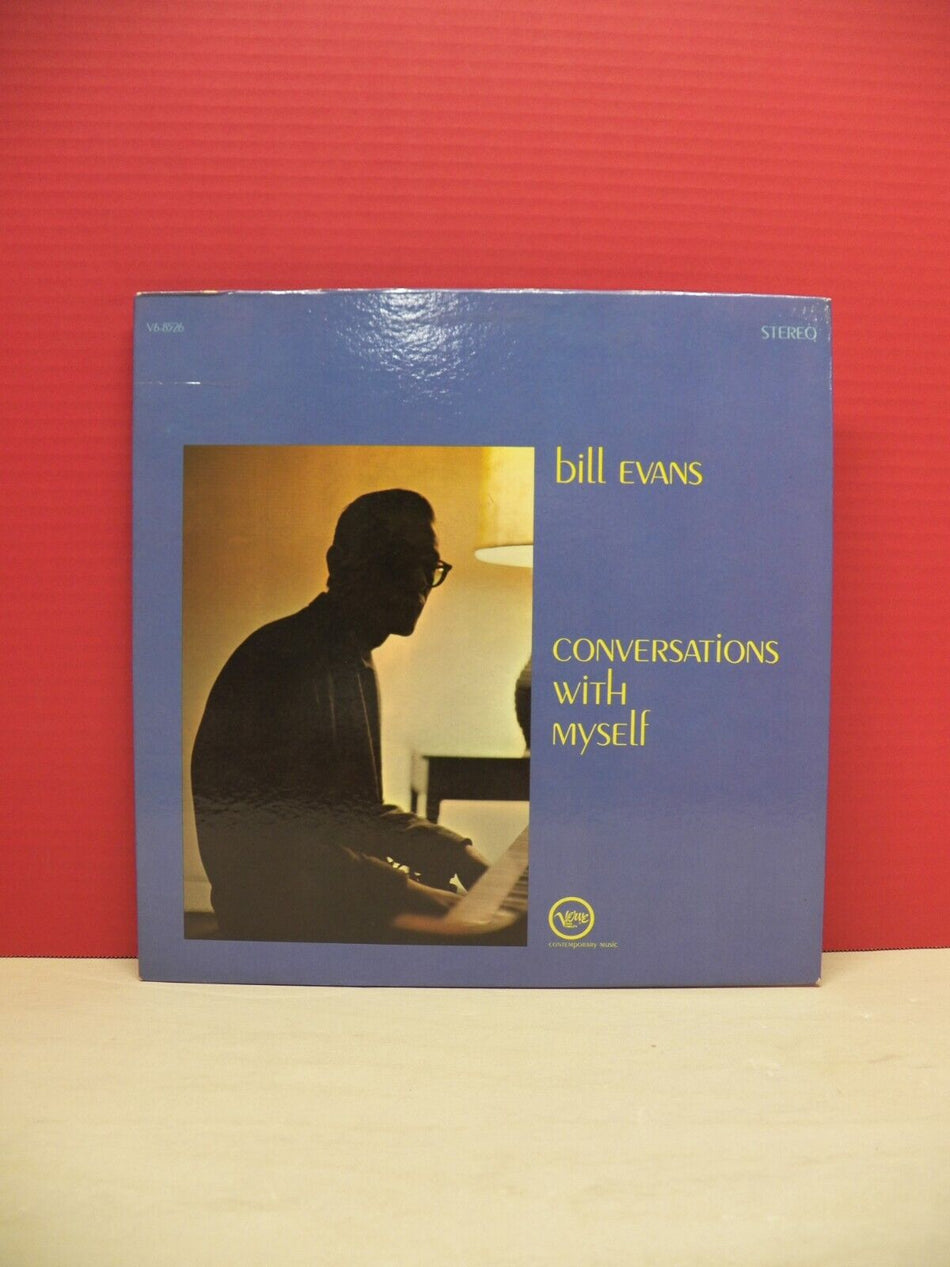 12" LP VG++/EX Bill Evans Conversations With Myself Verve Reissue Stereo