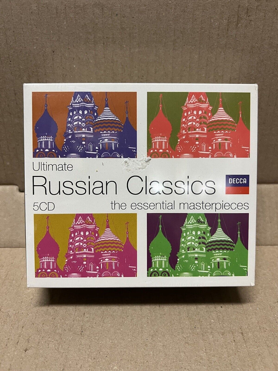 Sealed 5xCD Set Various Artists Ultimate Russian Classics 2009 Decca Import