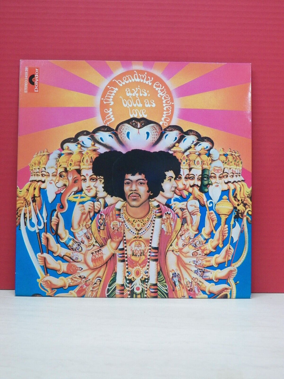 12" LP EX Jimi Hendrix Experience Axis: Bold As Love 1980 Polydor Import Reissue