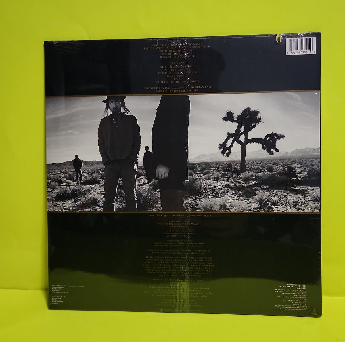 U2 - The Joshua Tree - 1987 - 90581-1 New - Sealed - Vinyl