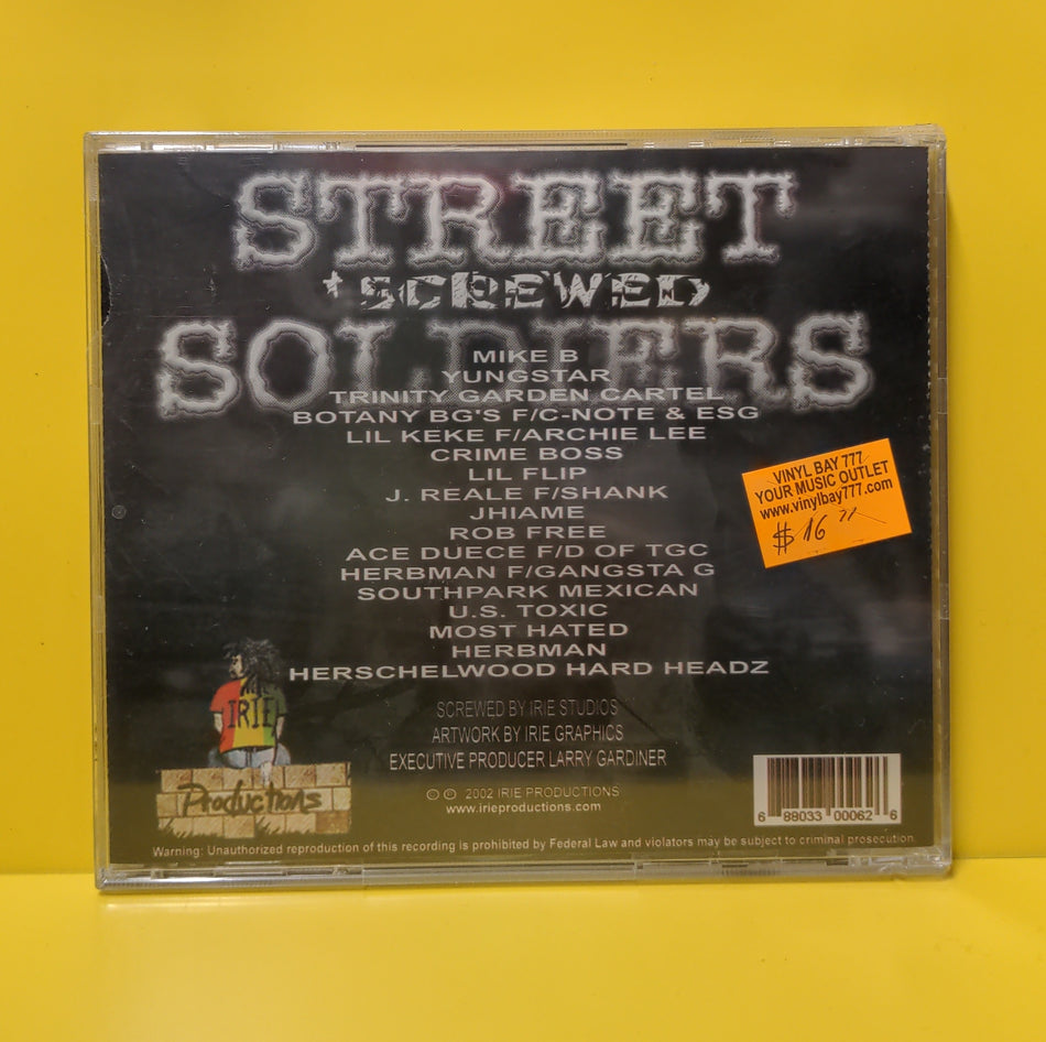 Various - Street Soldiers (*Screwed) - 2002 - New - Sealed - CDs