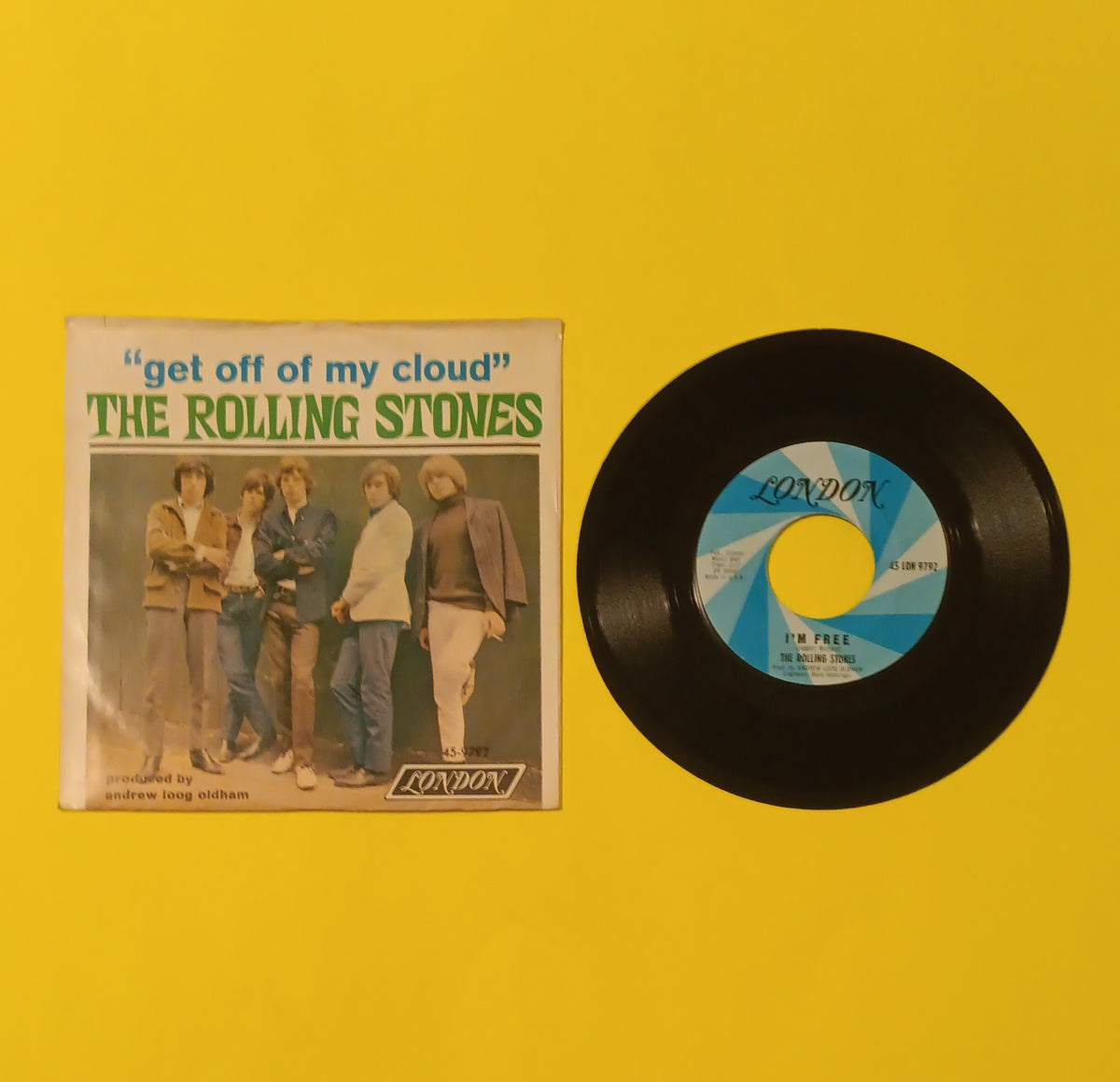 The Rolling Stones - Get Off My Cloud - 1965 - 45 LON 9792 Used - VG++ - 7" Vinyl