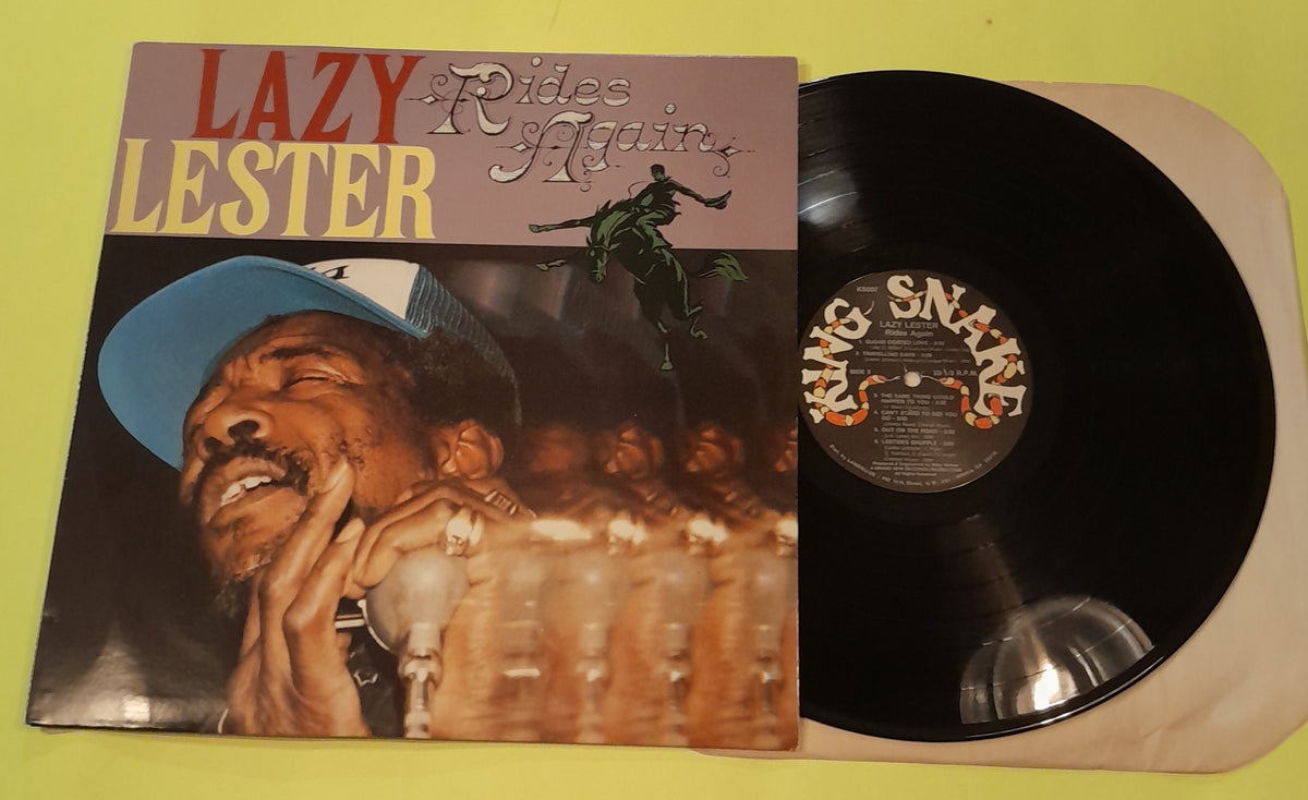 Lazy Lester - Rides Again - 1987 - KS 007 Used - EX - Vinyl