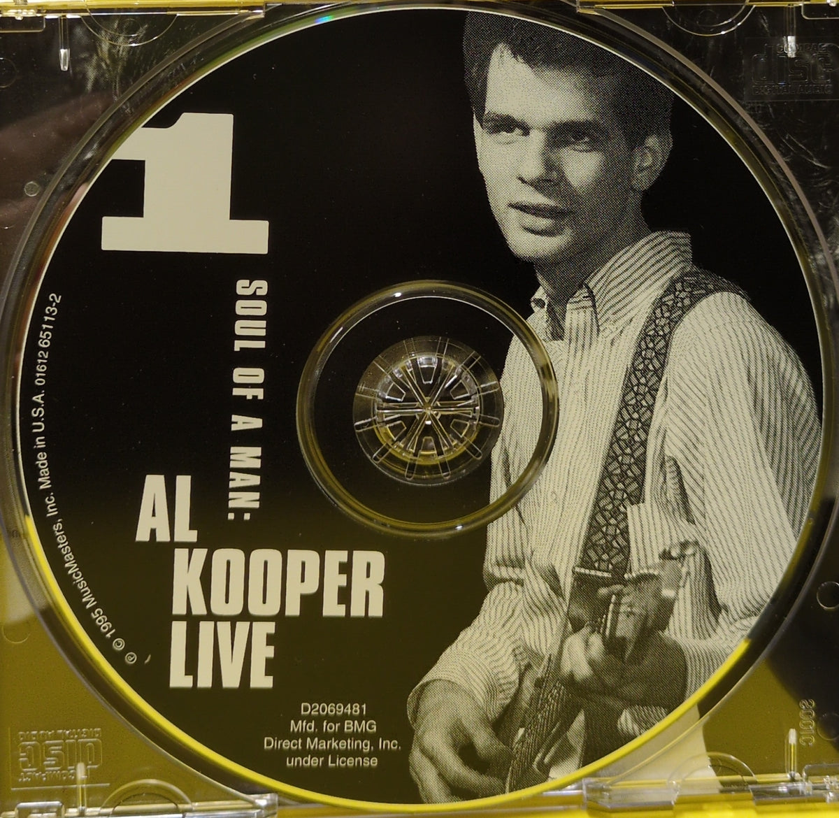 Al Kooper - Soul Of A Man: Al Kooper Live - 1995 - 01612 65113-2 Used - EX - CDs