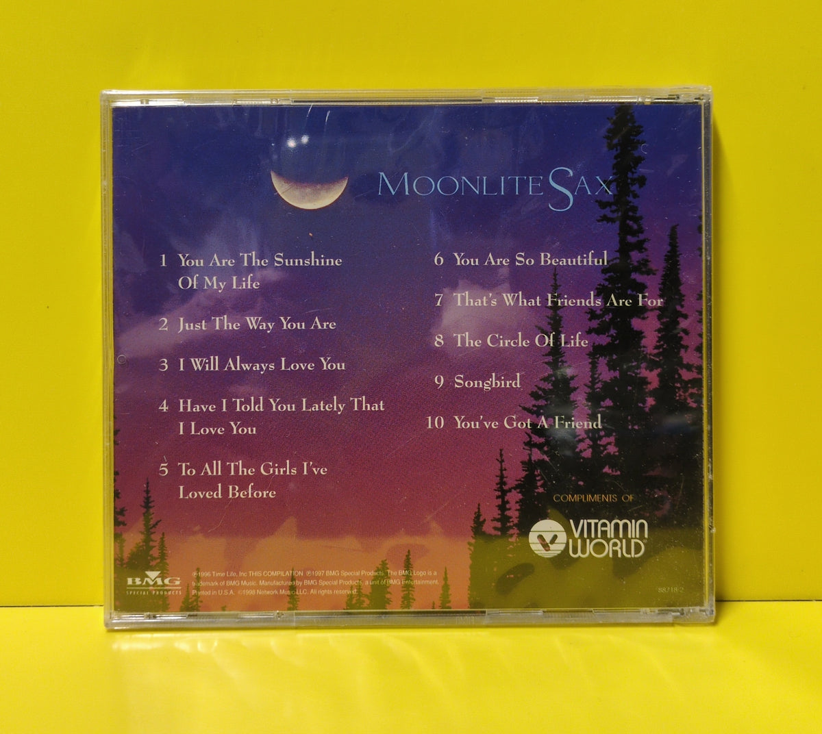 Various - Moonlite Sax - 1998 - 88718-2 New - Sealed - CDs