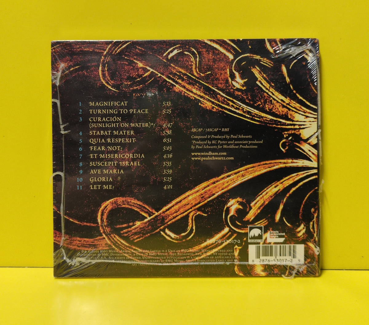 Paul Schwartz - State Of Grace II (Turning To Peace) - 2003 - 82876-53017-2 New - Sealed - CDs
