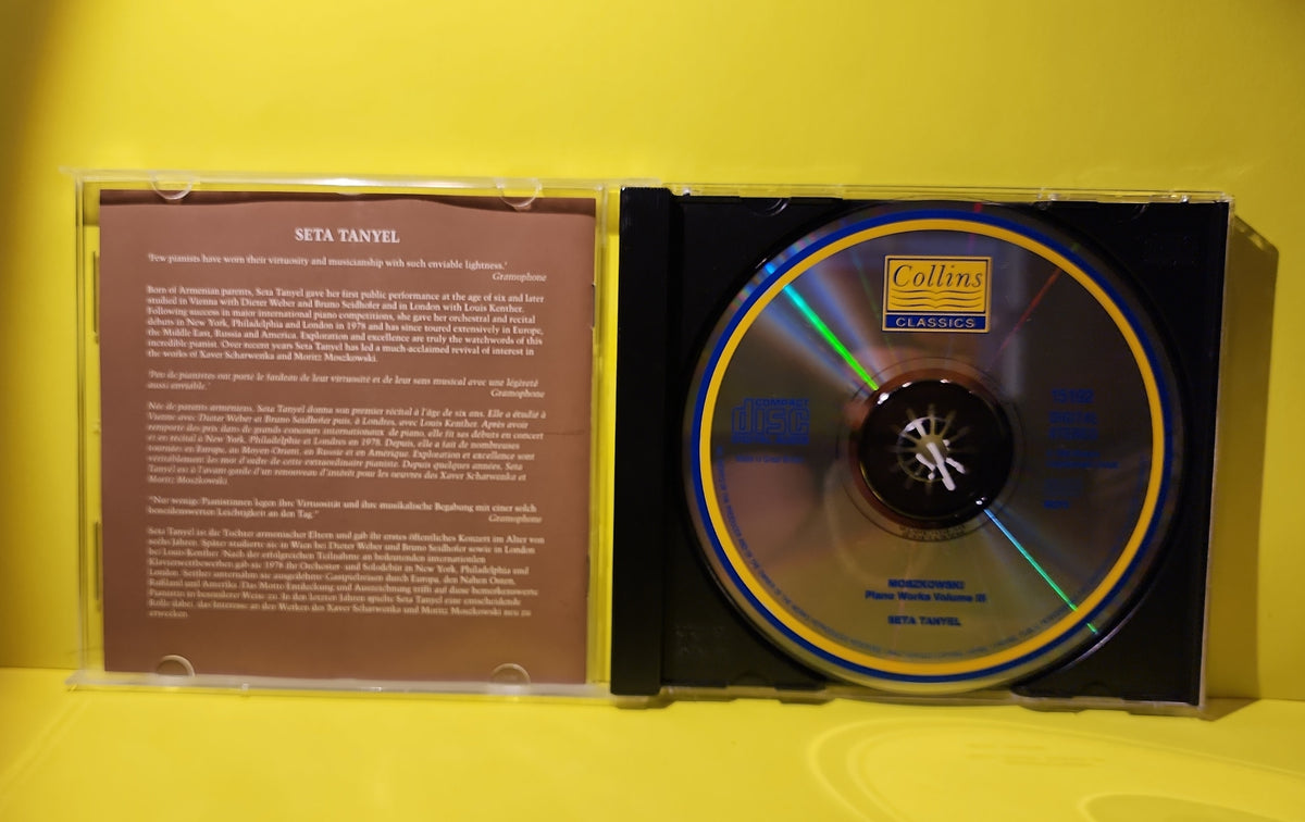 Moritz Moszkowski, Seta Tanyel - Moritz Moszkowski: Piano Works Volume III - 1998 - 15192 Used - EX - CDs