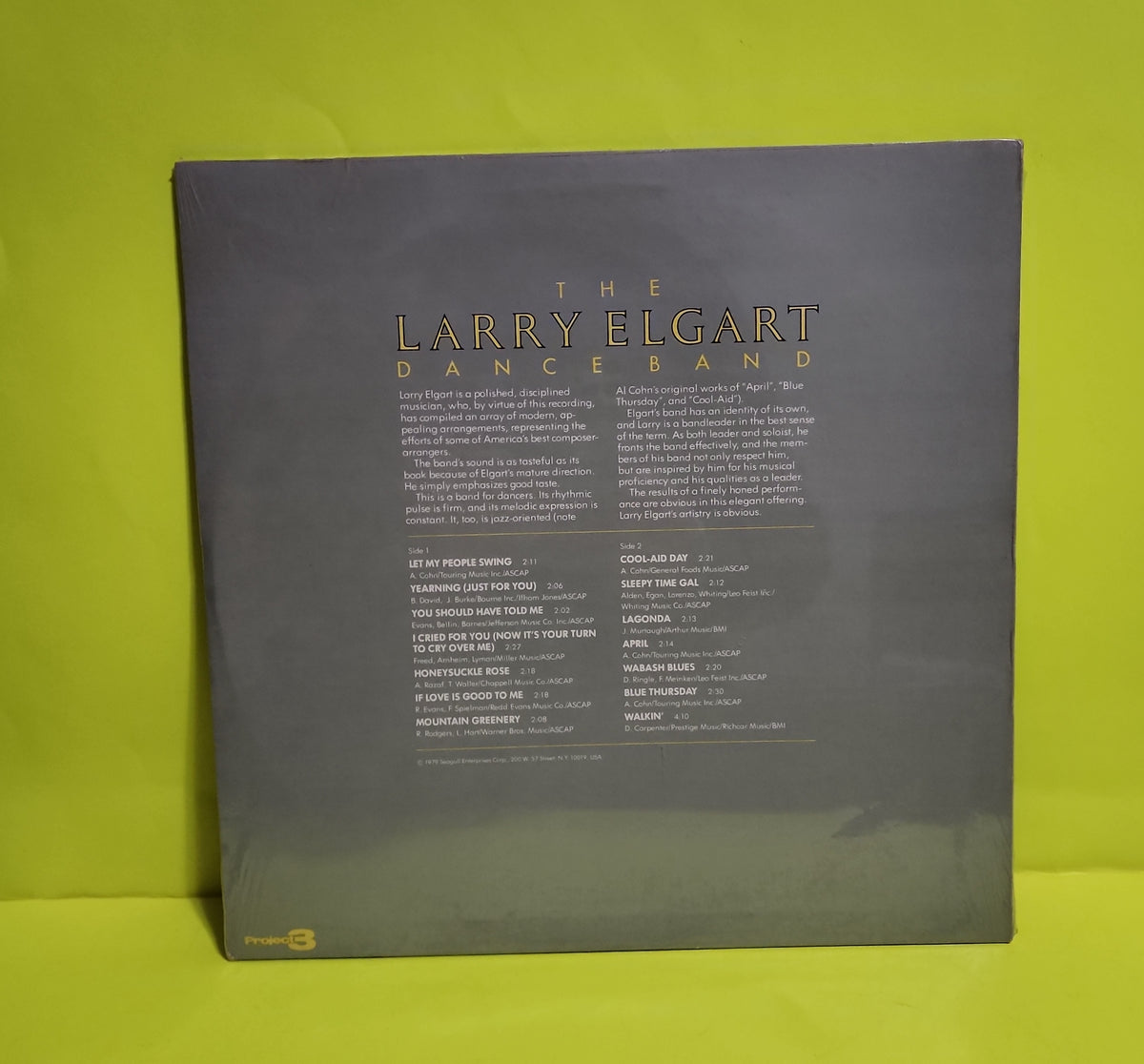 Larry Elgart - The Larry Elgart Dance Band  - 1982 - M-28289-1982 New - Sealed - Vinyl