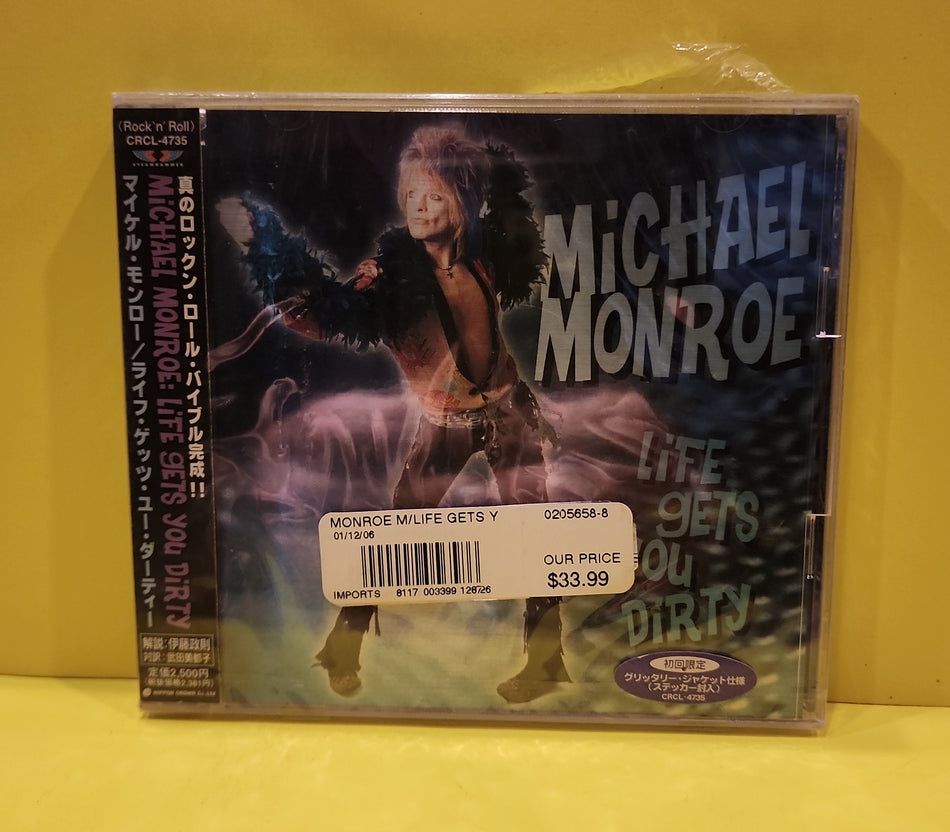 Michael Monroe - Life Gets You Dirty - 1999 - CRCL-4735 New - Sealed - CDs