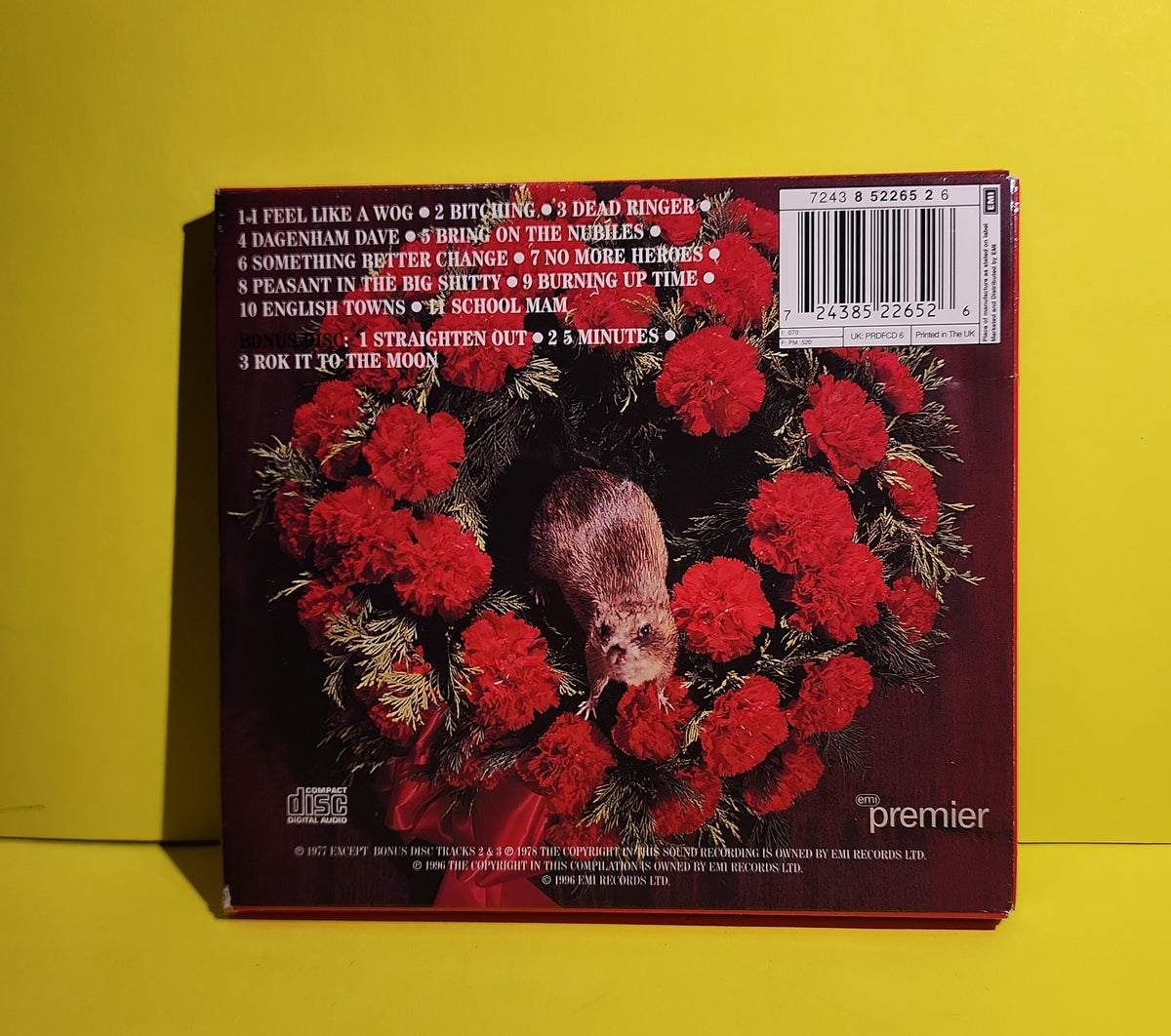 The Stranglers - No More Heroes - 1996 - 7243 8 52265 2 6 Used - EX - CDs
