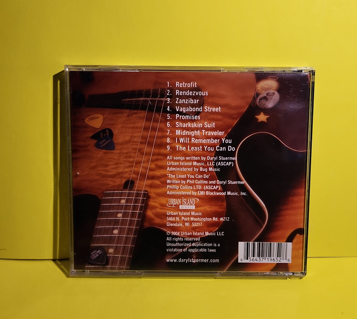 Daryl Stuermer - Retrofit - 2004 - 6 56437 19652 8 Used - EX - CDs