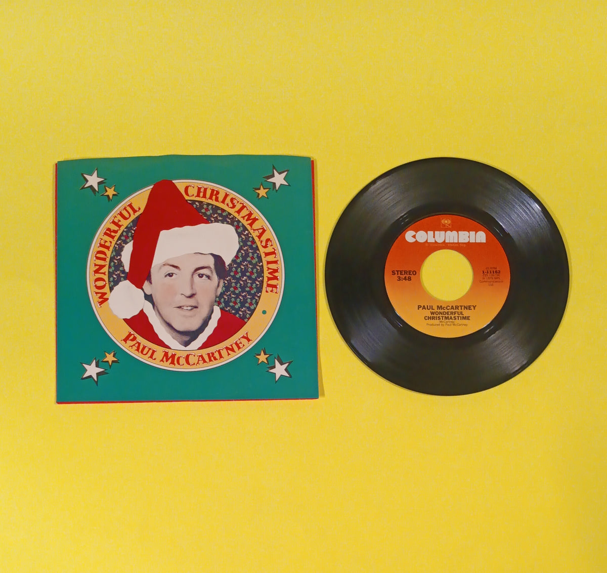Paul McCartney - Wonderful Christmastime / Rudolph... 7" - 1979 - 1-11162 Used - VG++ - Vinyl