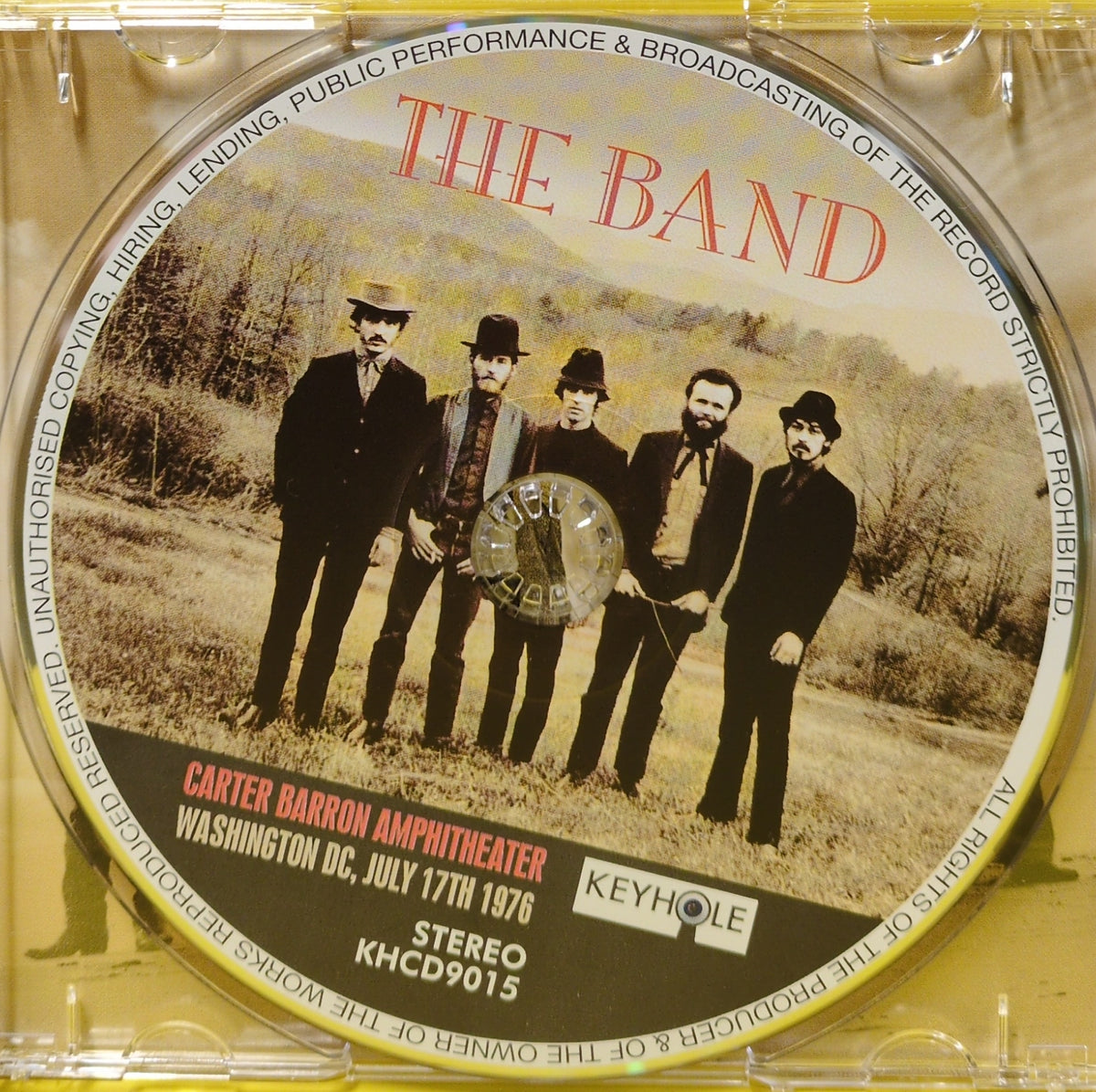 The Band - Carter Barron Amphitheater Washington DC, July 17th 1976 - 2014 - KHCD9015 Used - EX - CDs