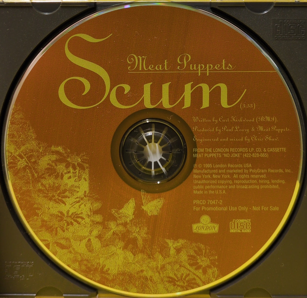 Meat Puppets - Scum - 1995 - PRCD 7047-2 Used - EX - CDs - Promo