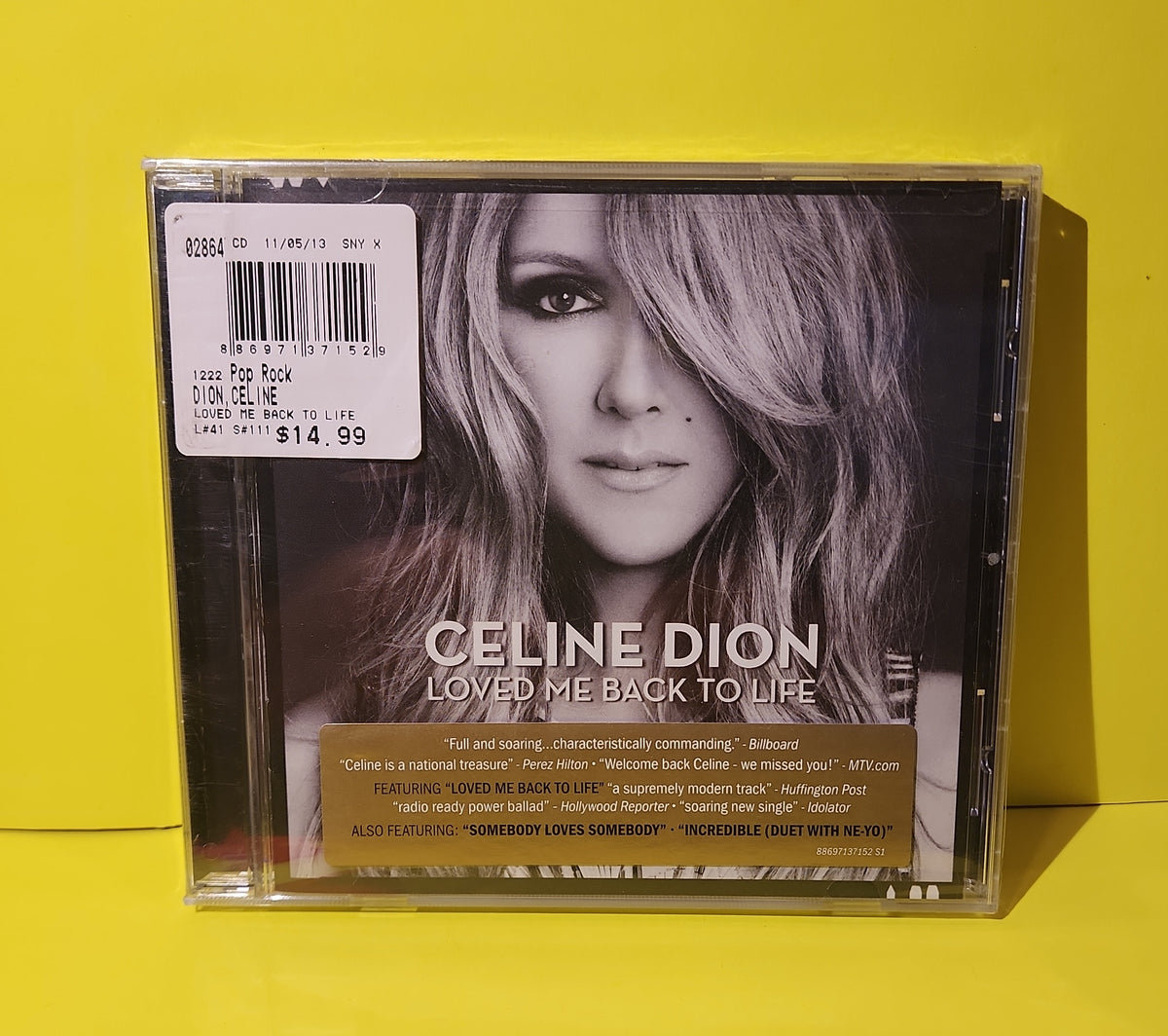 Celine Dion - Loved Me Back To Life - 2013 - 88697137152 New - Sealed - CDs