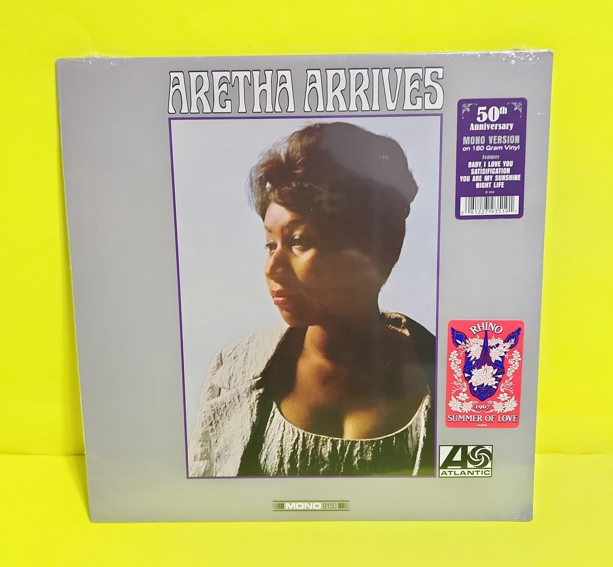 Aretha Franklin - Aretha Arrives - 2017 - R1 8150 New - Sealed - Vinyl