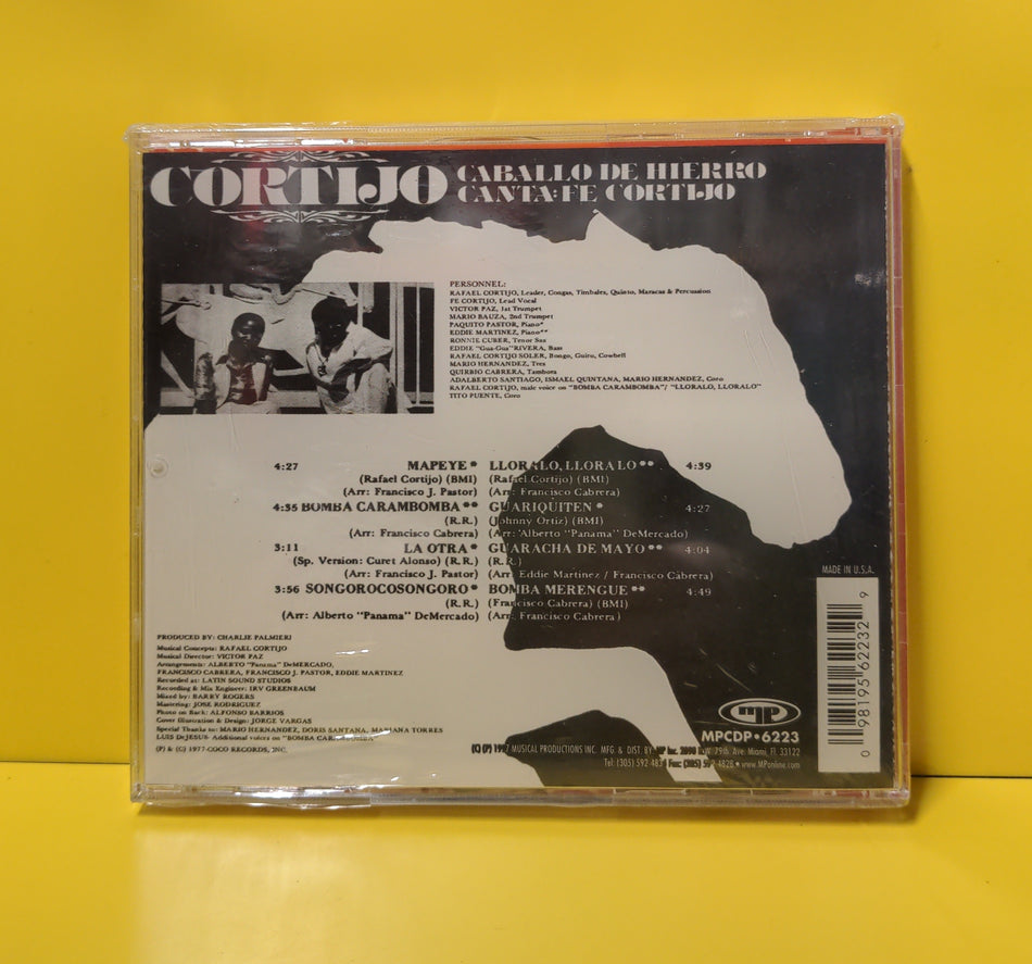 Cortijo, Canta: Fe Cortijo - Caballo De Hierro - 1997 - MPCDP-6223 New - Sealed - CDs - Reissue - Remastered