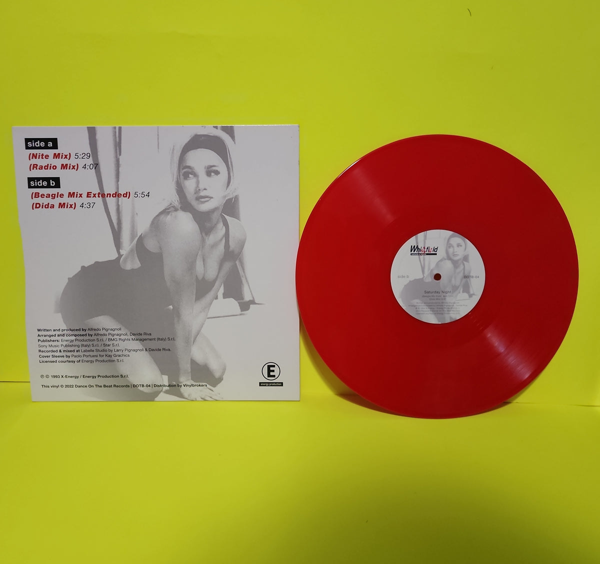 Whigfield  - Saturday Night (Red Vinyl) - 2022 - DTOB-04 New - EX - Vinyl