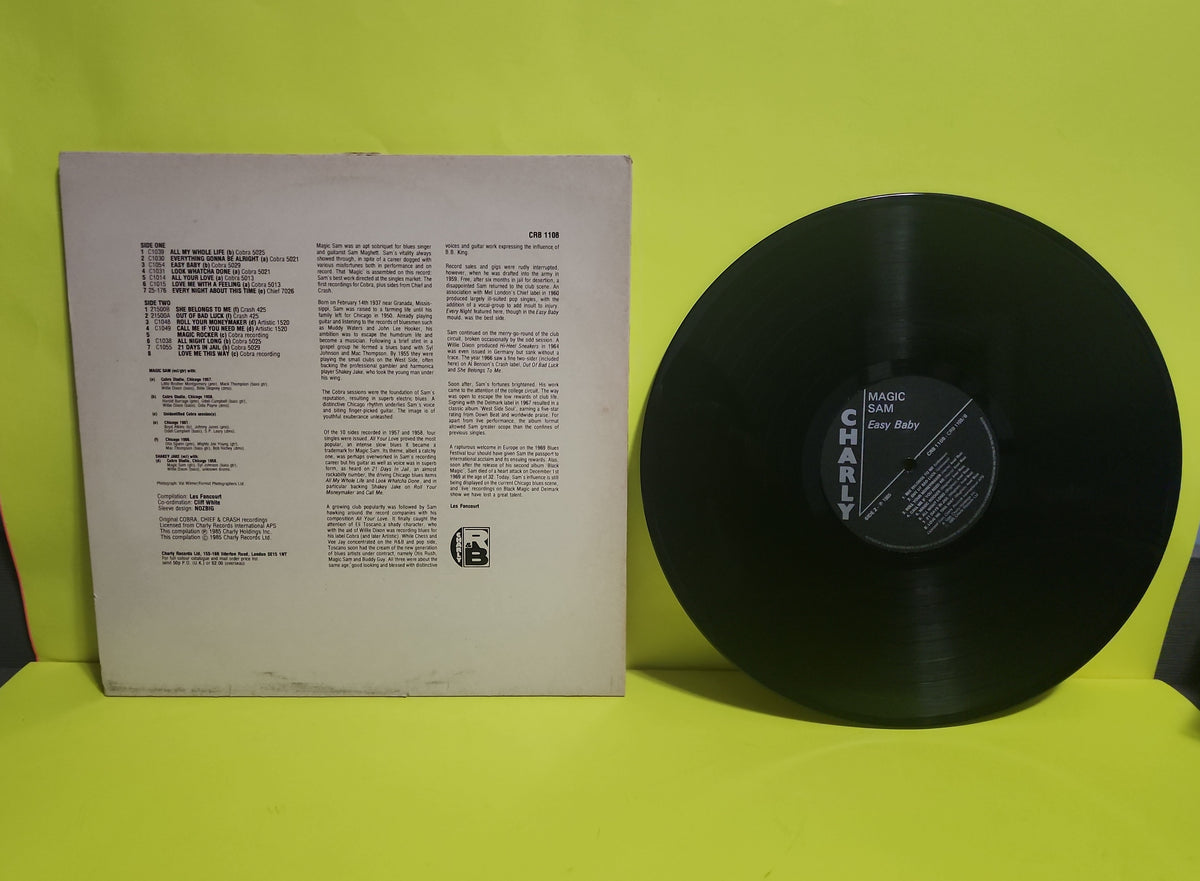 Magic Sam - Easy Baby - 1985 - CBR 1108 Used - VG++ - Vinyl