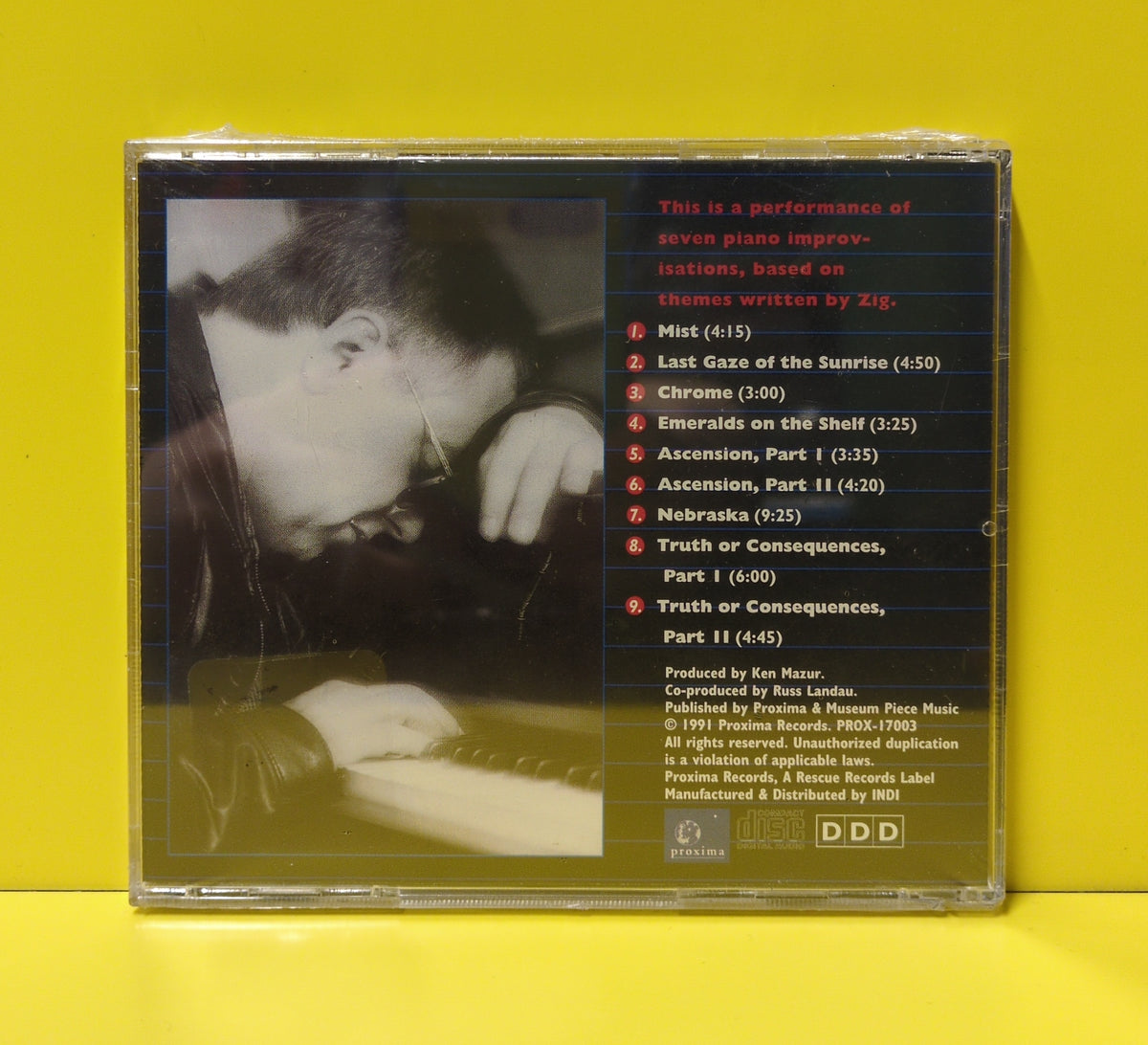 Zig - Chrome  - 1991 - PROX-17003 New - Sealed - CDs