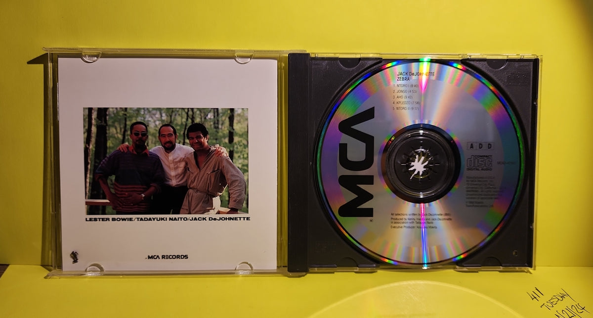 Jack DeJohnette - Zebra - 1989 - MCAD-42160 Used - EX - CDs