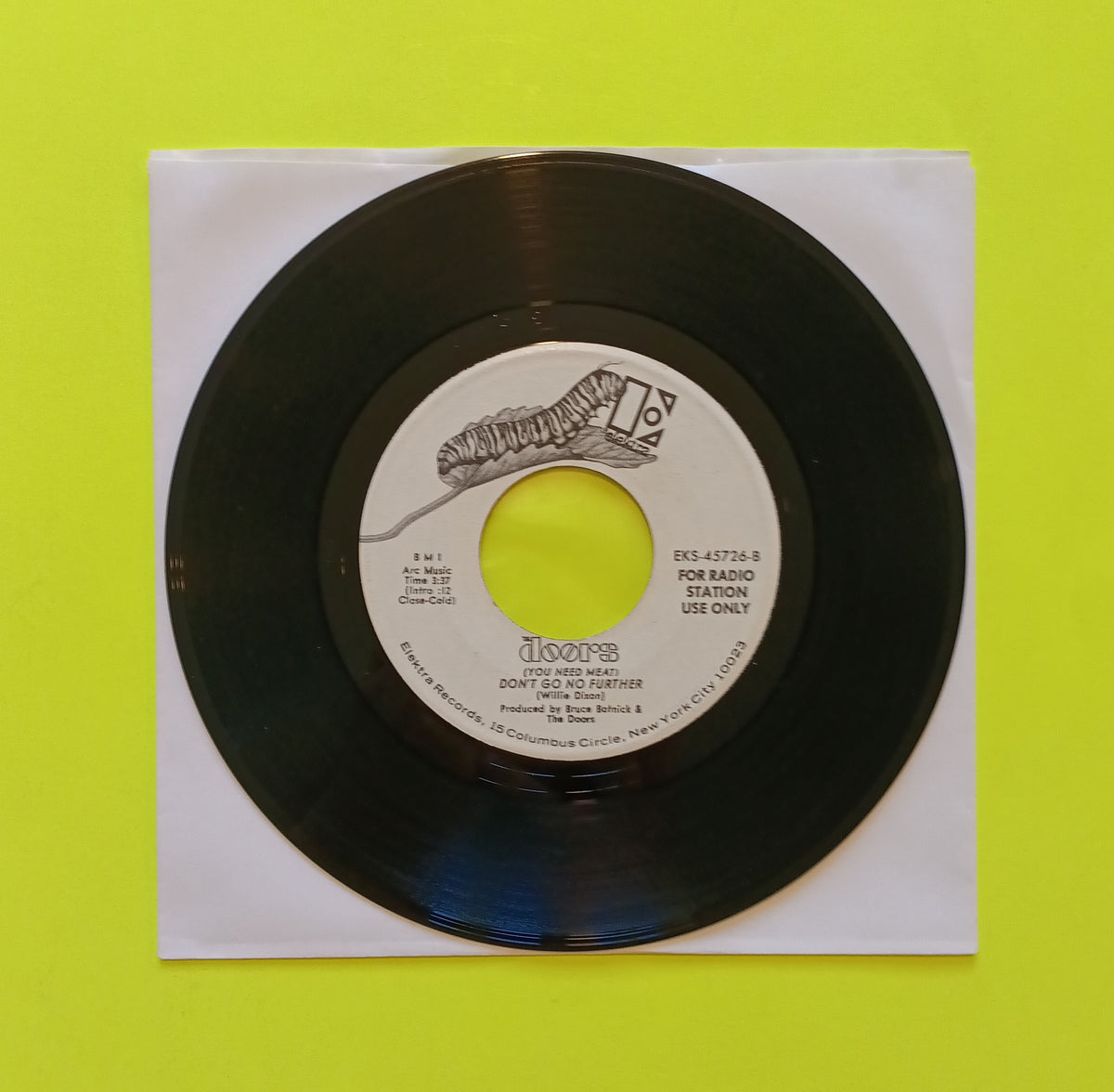 The Doors - Love Her Madly (White Label Promo 7") - 1971 - EKS-45726 Used - EX - Vinyl
