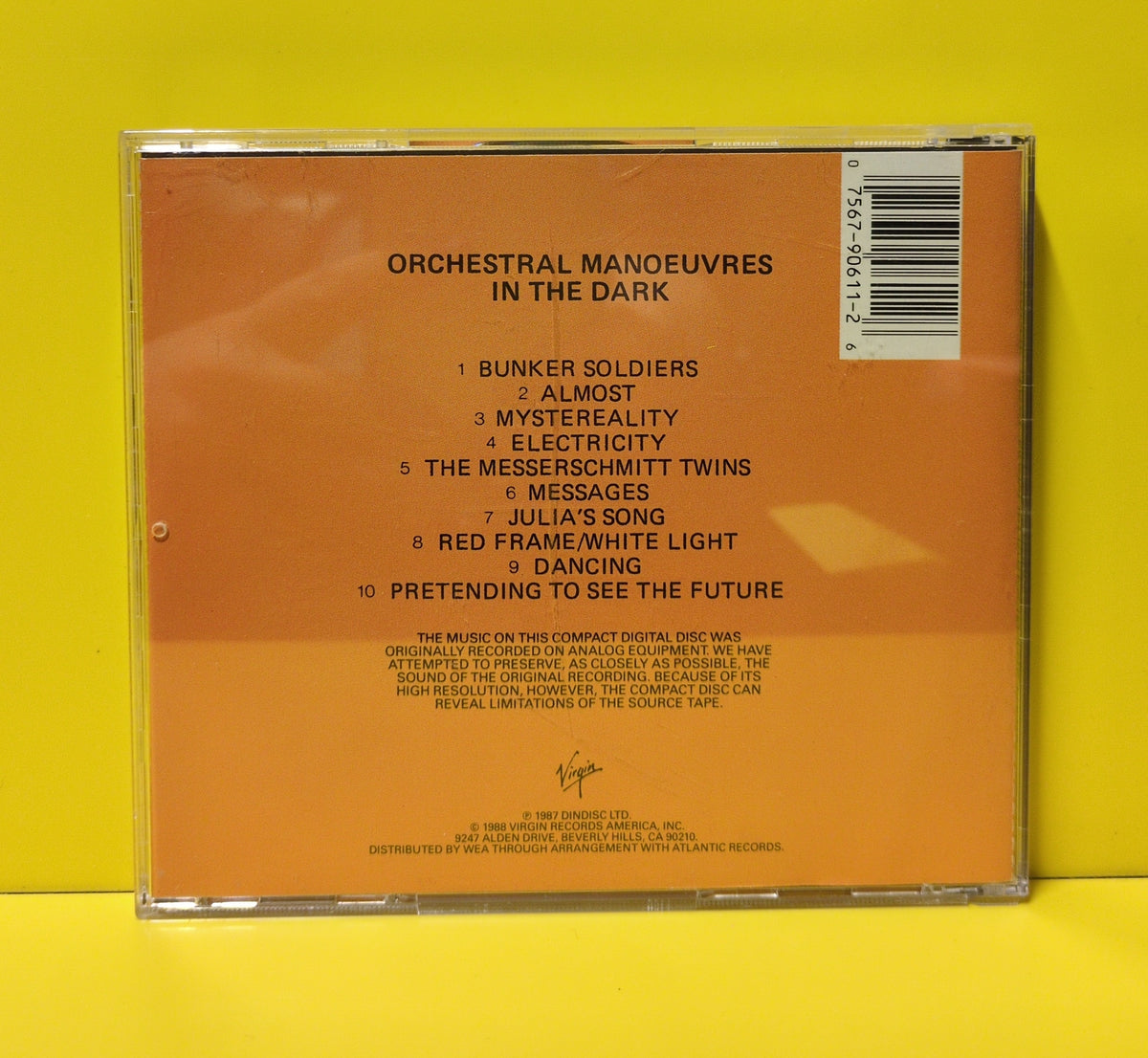 Orchestral Manoeuvres In The Dark - Orchestral Manoeuvres In The Dark - 1988 - 7 90611-2 Used - EX - CDs