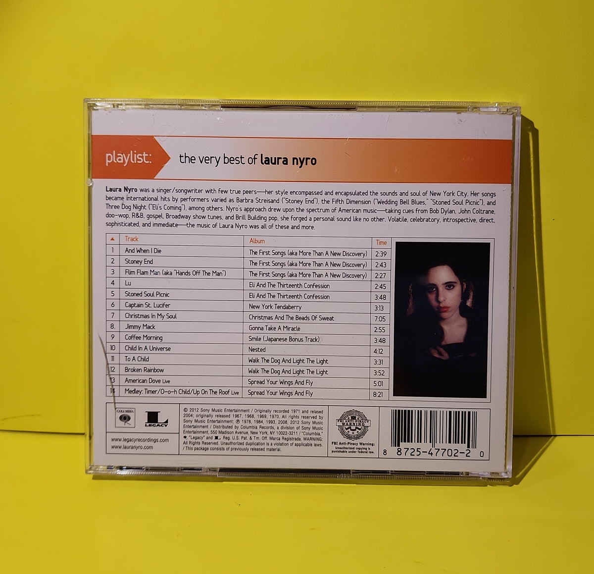 Laura Nyro - Playlist: The Very Best Of Laura Nyro - 2012 - 88725477022 Used - EX - CDs