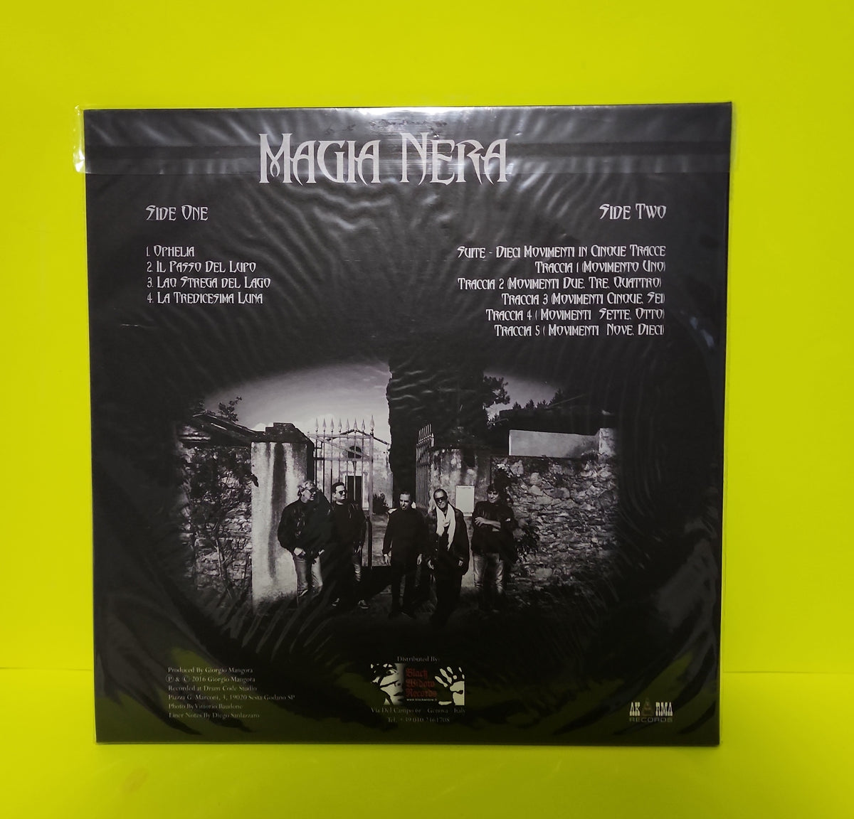 Magia Nera - L'Ultima Danza Di Ophelia (Italy Prog Rock) - 2017 - AK403 New - Sealed - Vinyl